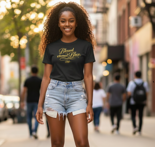 Blessed with Eternal Blaze Tee – Worn With Conviction